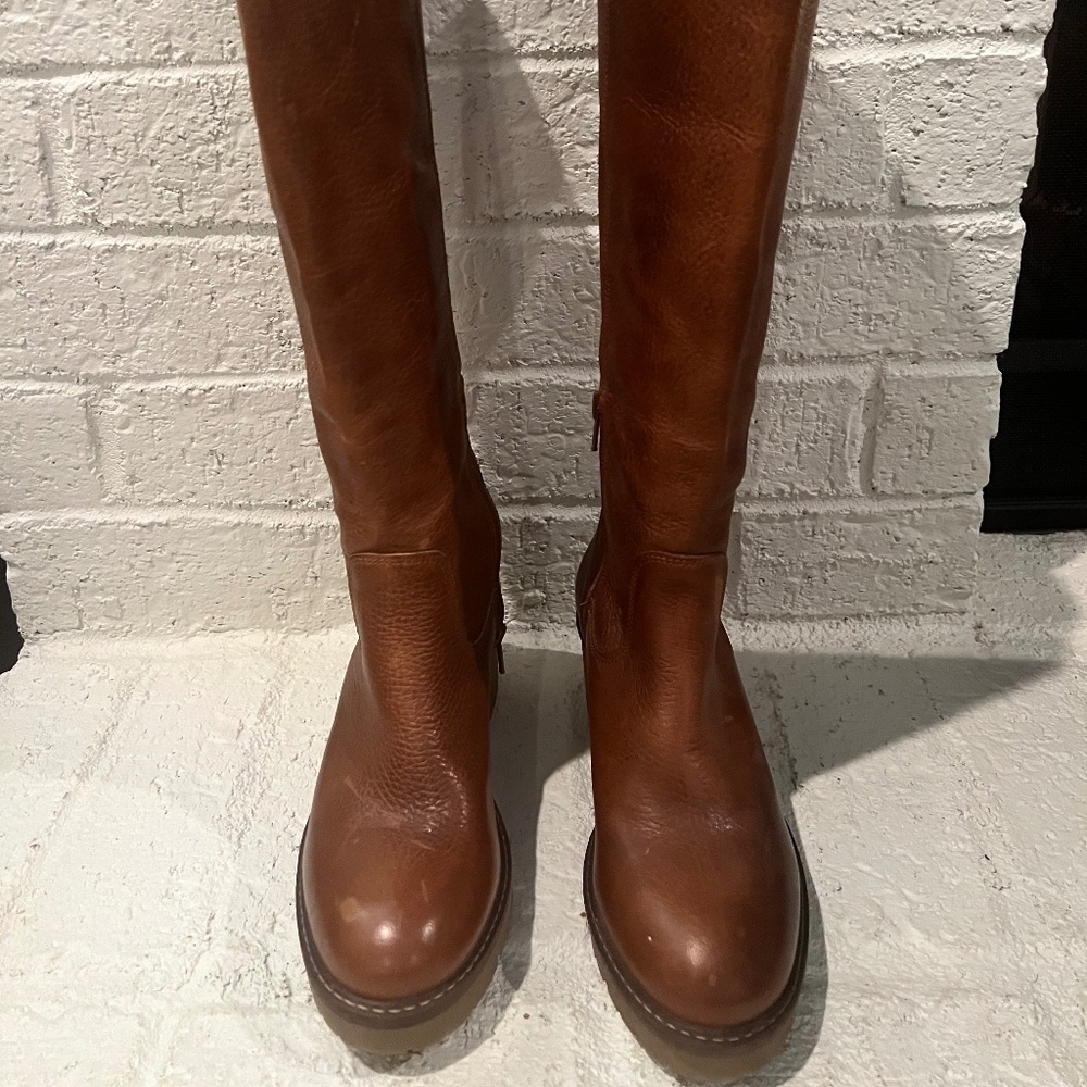 Brown leather Bullboxer Jillian boots - Never worn - Size 6